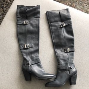 Enzo angiolini over the knee leather boots